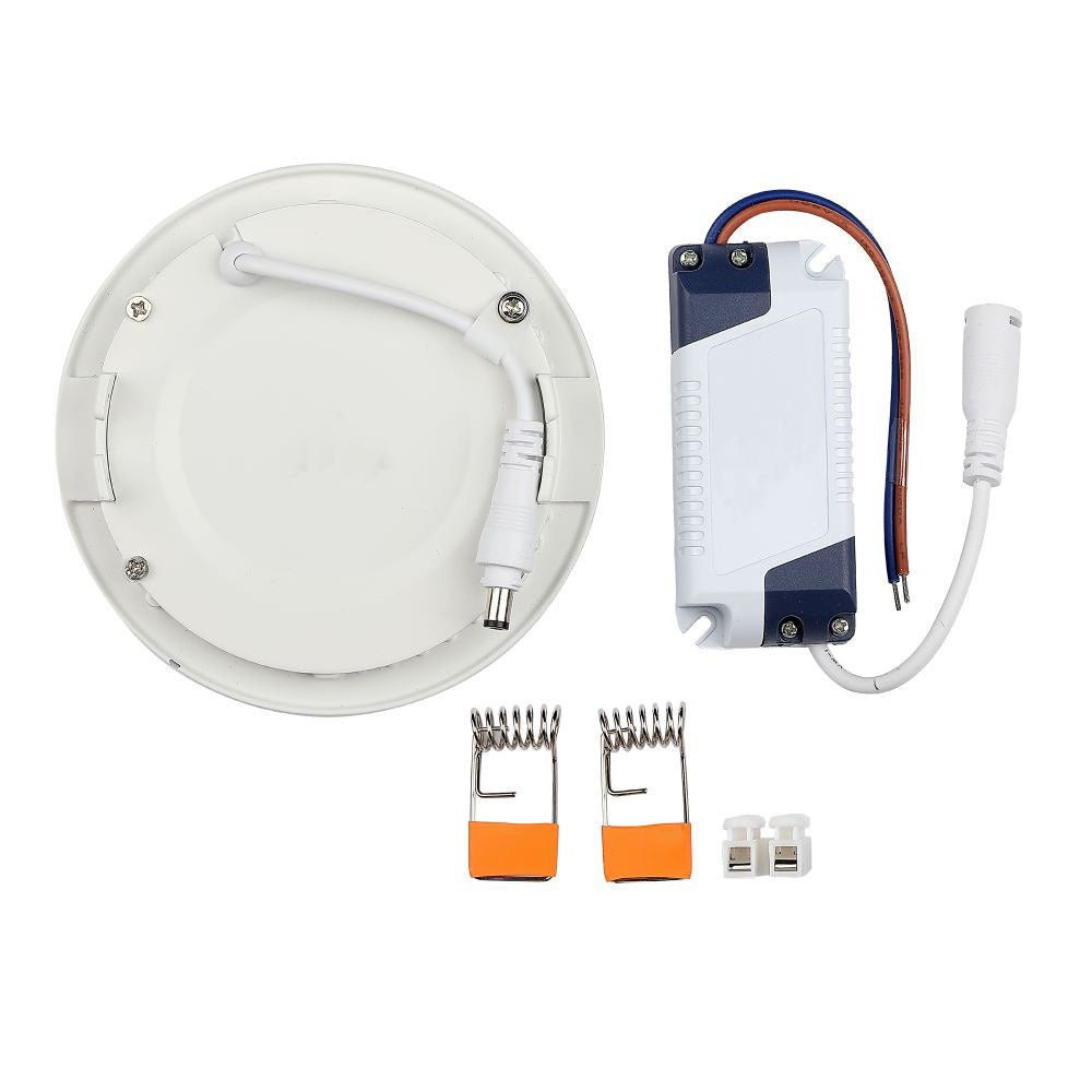 12W Panel LED / Barwa:6400K / Okrągła