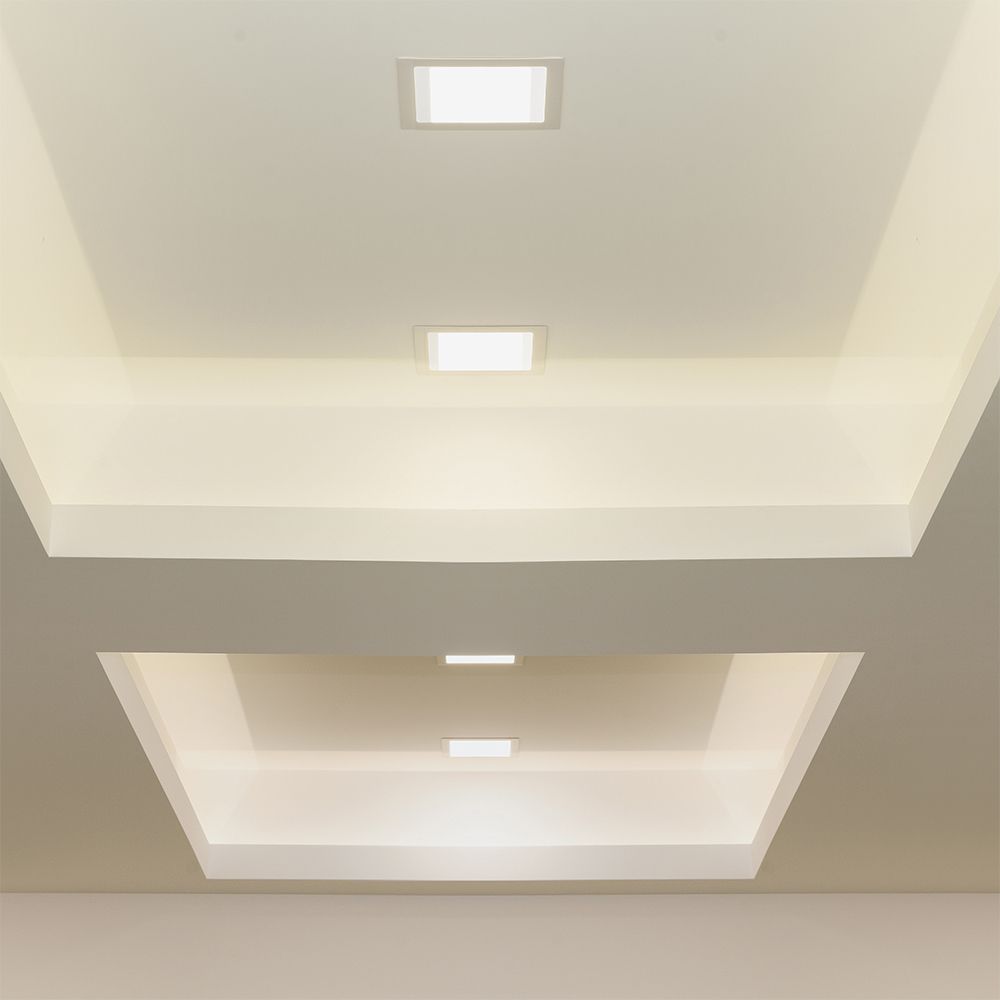 6W Panel LED / Barwa:3000K / Kwadratowa