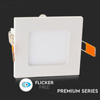 6W Panel LED / Barwa:3000K / Kwadratowa