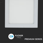 18W Panel LED / Barwa:3000K / Kwadratowa
