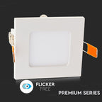 18W Panel LED / Barwa:6400K / Kwadratowa