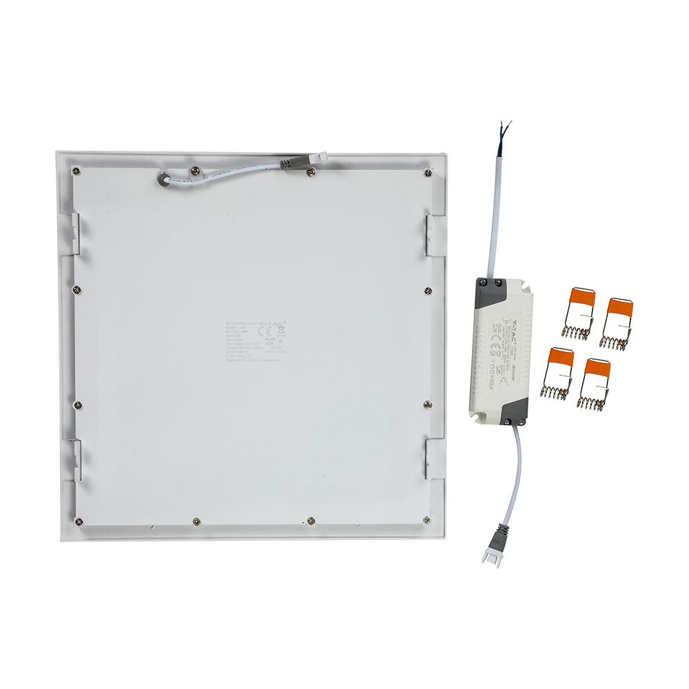 24W Panel LED / Barwa:3000K / Kwadratowa