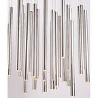 Maxlight Lampa wisząca Organic - Stal nierdzewna + akryl - Chrom P0175D