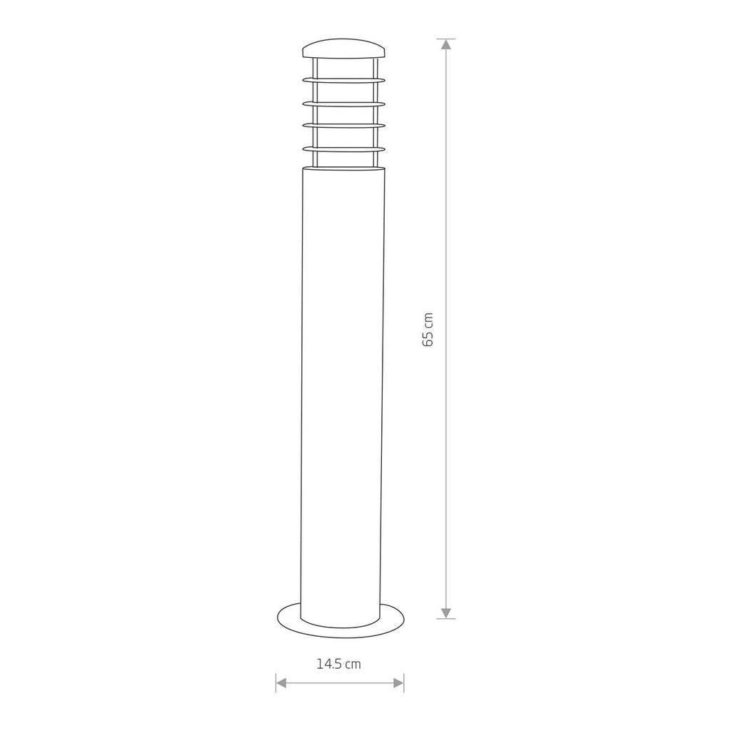 Nowodvorski Lampa stojąca HORN 10W only LED 50/60Hz IP44 - Aluminium lakierowane - Brąz 4906