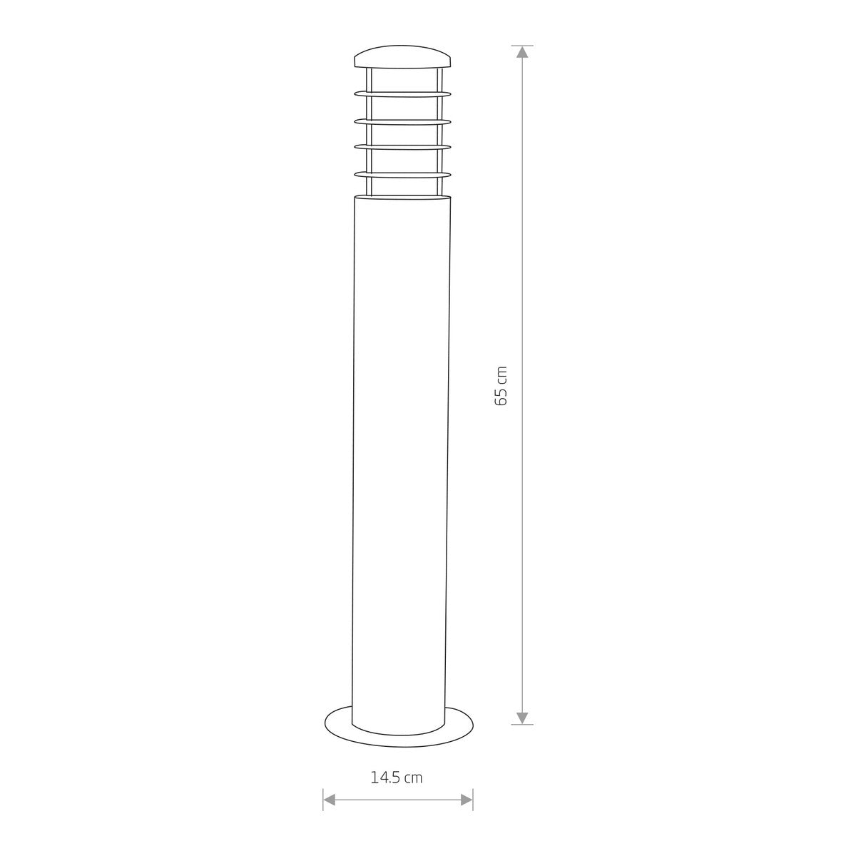 Nowodvorski Lampa stojąca HORN 10W only LED 50/60Hz IP44 - Aluminium lakierowane - Brąz 4906