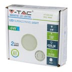 6W Panel LED / Barwa:6400K / Okrągła