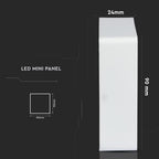 SQ 6W Panel LED / Barwa:6400K / Kwadratowa