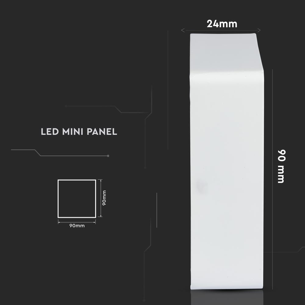 SQ 6W Panel LED / Barwa:6400K / Kwadratowa