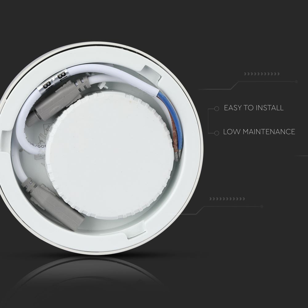 12W Panel LED / Barwa:6400K / Okrągła