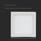 12W Panel LED / Barwa:3000K / Kwadratowa