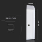 22W Panel LED / Barwa:4000K / Kwadratowa