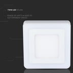 22W Panel LED / Barwa:6400K / Kwadratowa