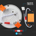 8W Panel LED / Barwa:3000K / Okrągła