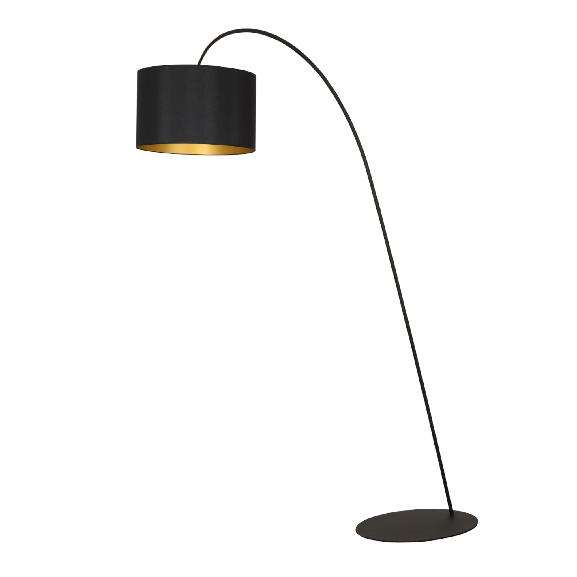 Nowodvorski Lampa podłogowa ALICE L 25W only LED 50/60Hz - Stal lakierowana - Czarno-złoty