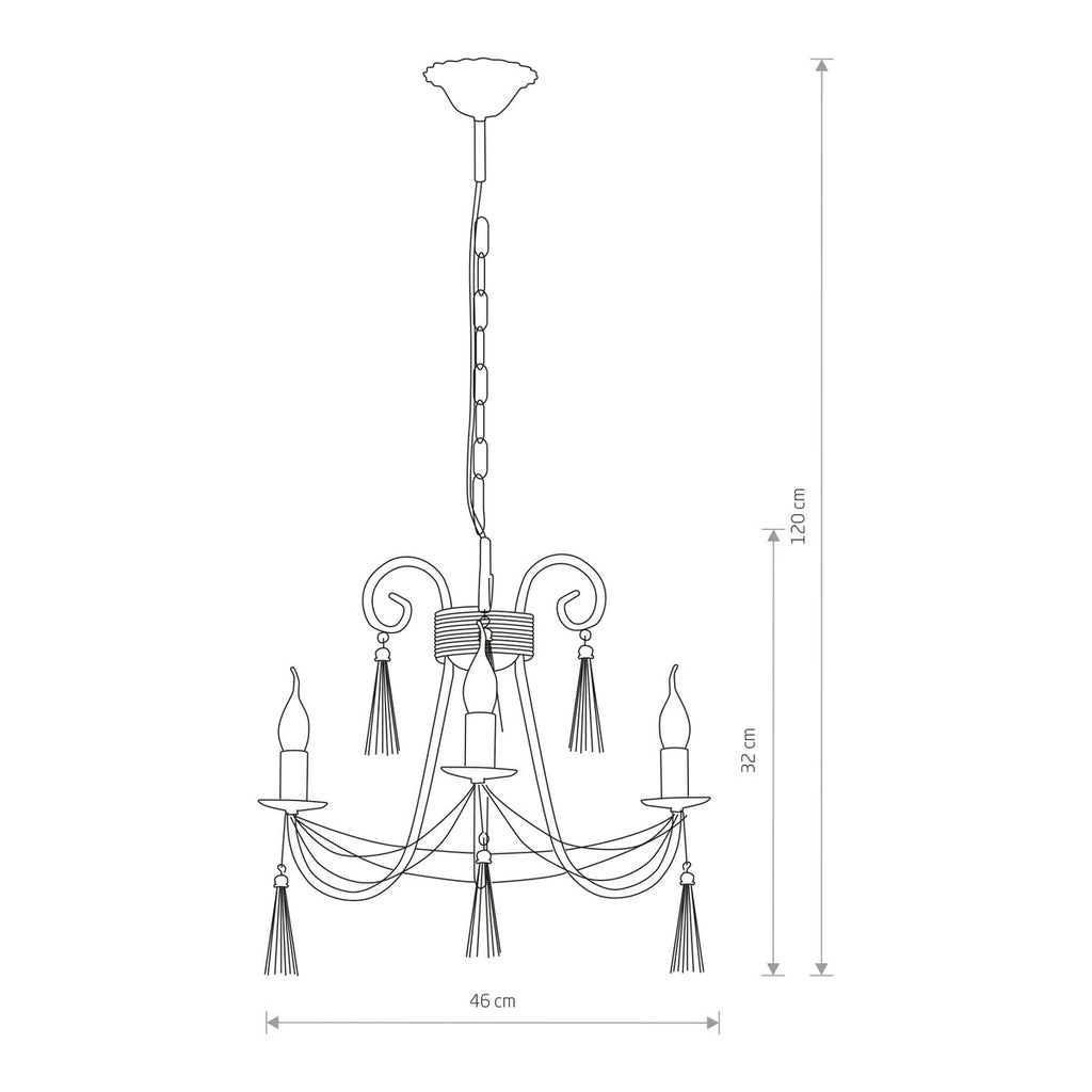 Nowodvorski Żyrandol TWIST 10W only LED 50/60Hz - Stal lakierowana - Biały 4983