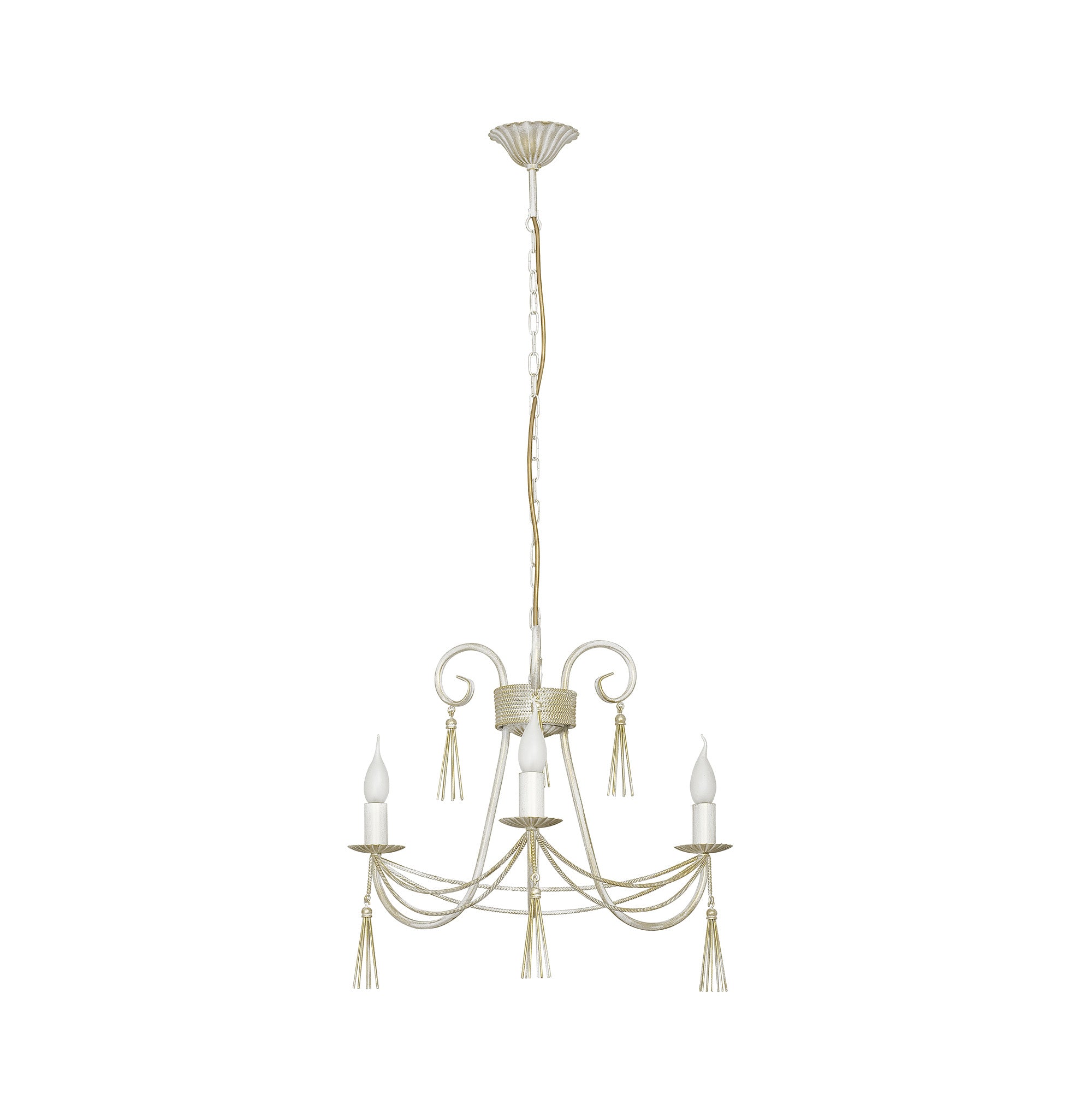 Nowodvorski Żyrandol TWIST 10W only LED 50/60Hz - Stal lakierowana - Biały