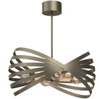 żyrandol Sparkle titanium-bronze/gold 4xE27