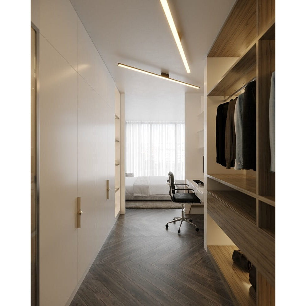 Maxlight Kinkiet Tampa 120cm - Metal - Czarny C0243
