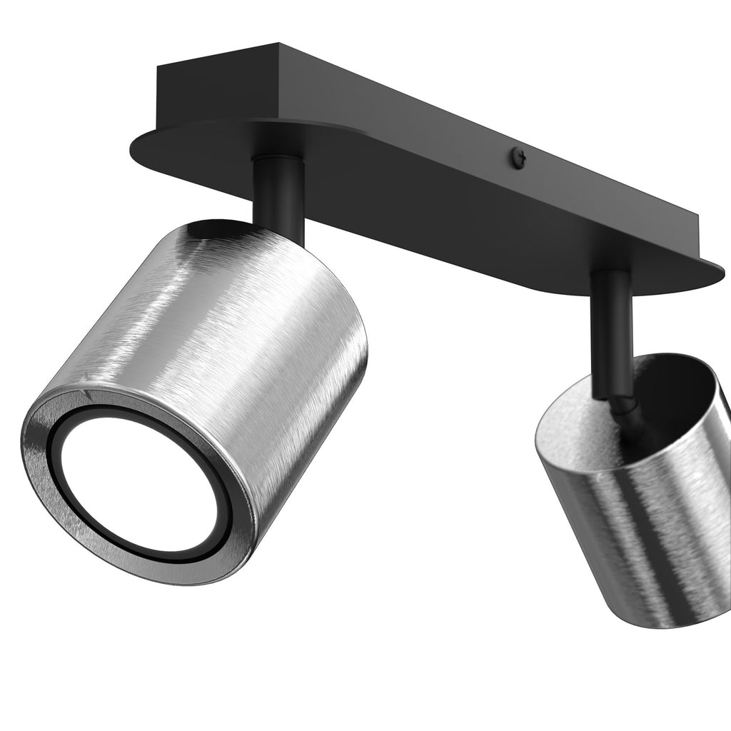 spot Demia black/nickel 2xGU10