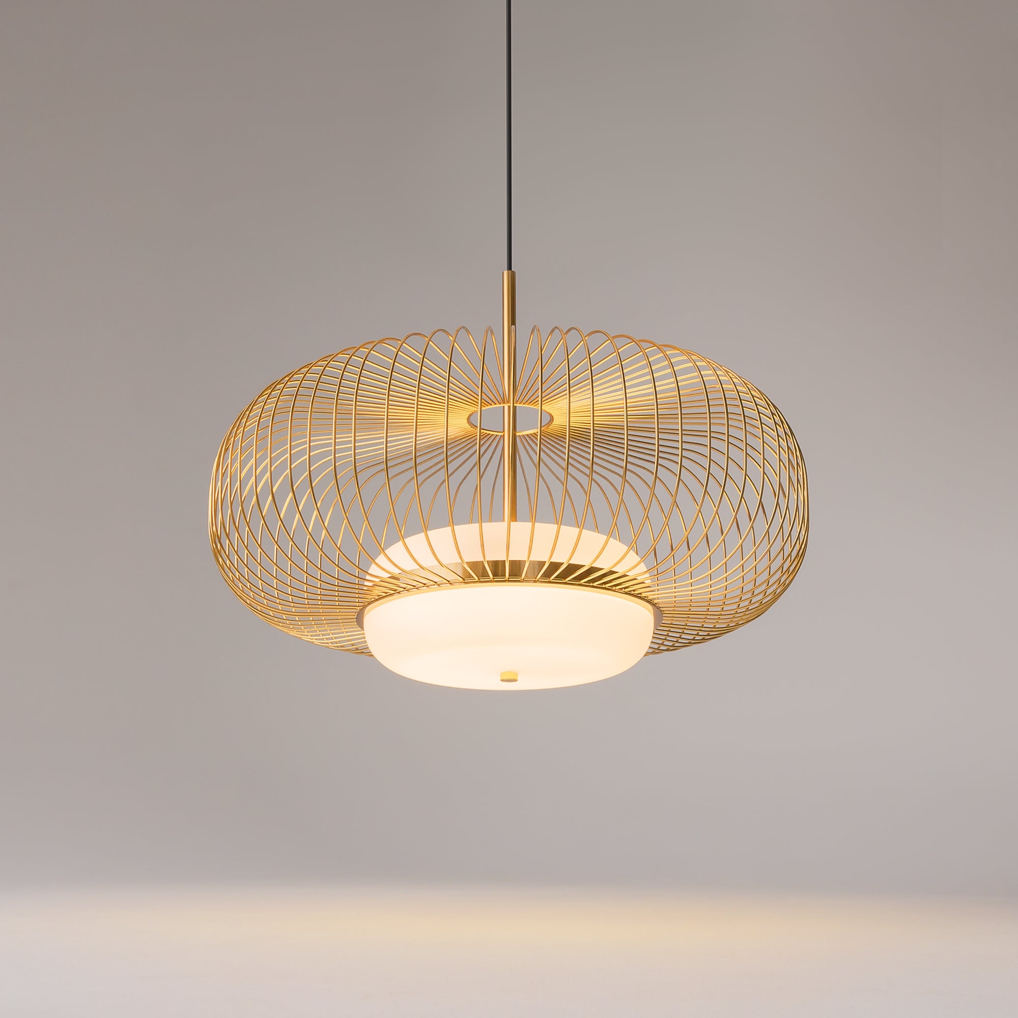 Maytoni Lampa wisząca Levitation - Metal - Mosiądz MOD376PL-L30G3K