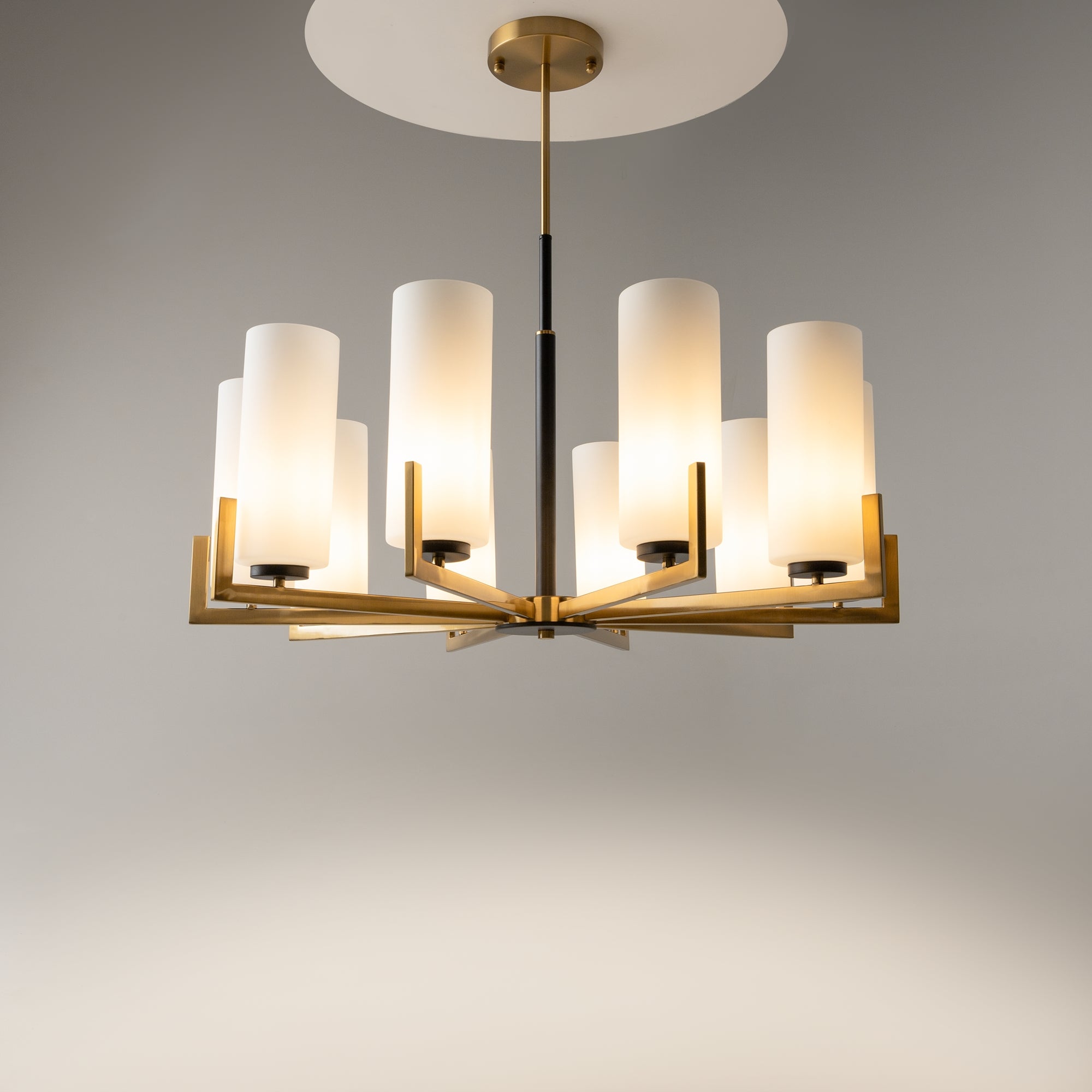 Maytoni Lampa wisząca Fortano - Metal - Czarny + mosiądz MOD089PL-10BS