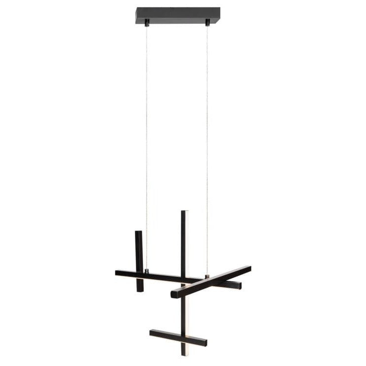 Maxlight Lampa wisząca Soho - Aluminium - Czarny P0546