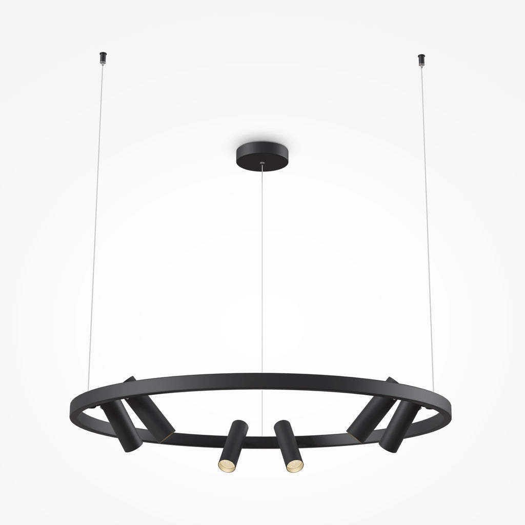 Maytoni Lampa wisząca Satellite - Aluminium - Czarny MOD102PL-L42B