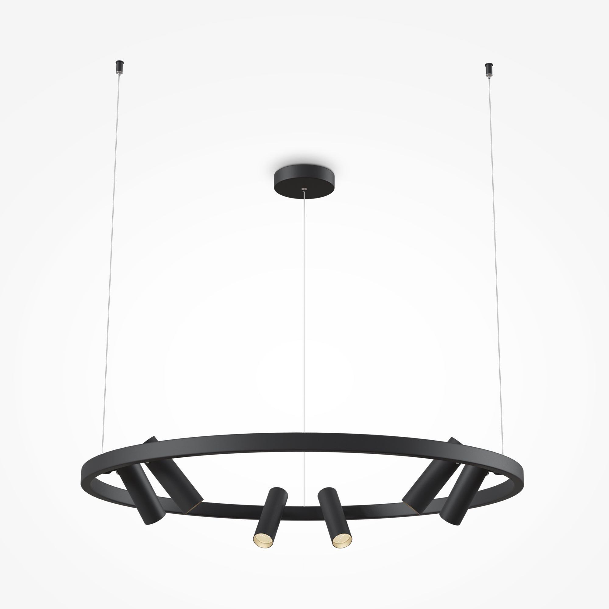 Maytoni Lampa wisząca Satellite - Aluminium - Czarny MOD102PL-L42B