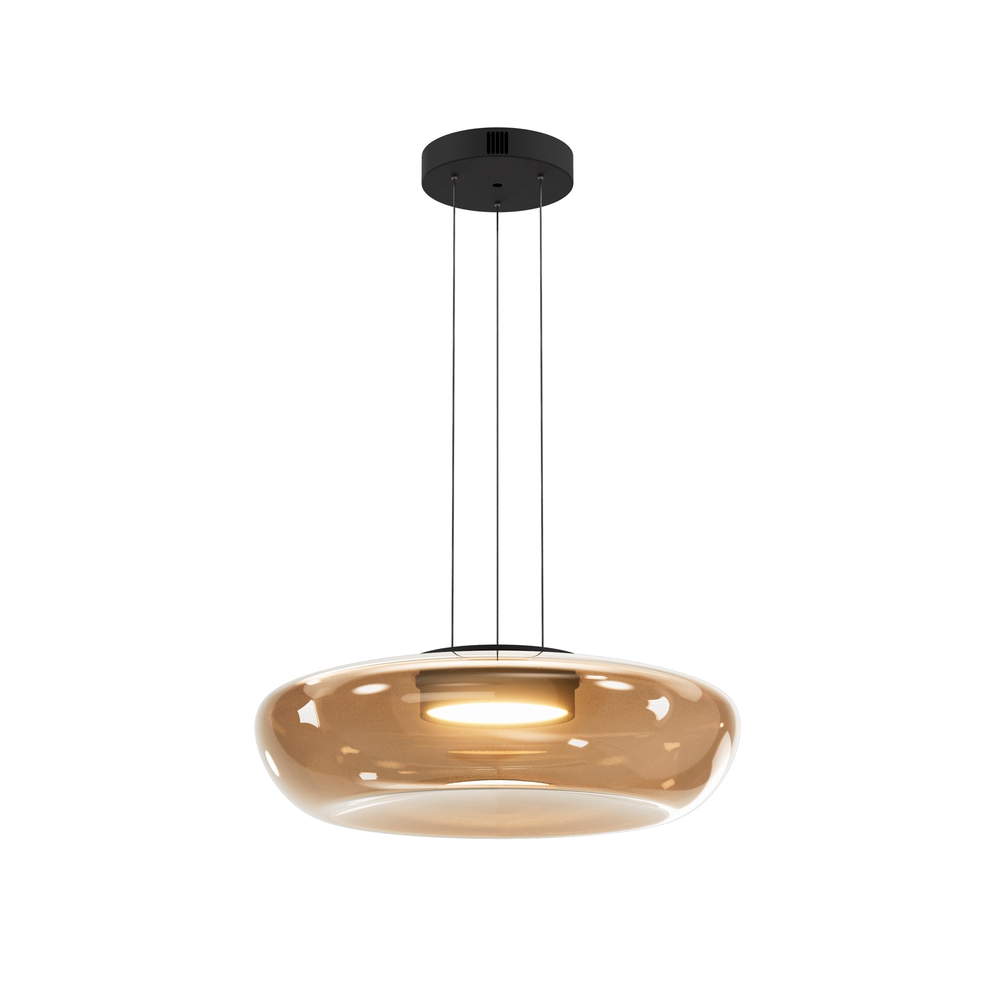 Maytoni Lampa wisząca Bassa - Metal - Czarny MOD501PL-L20BK