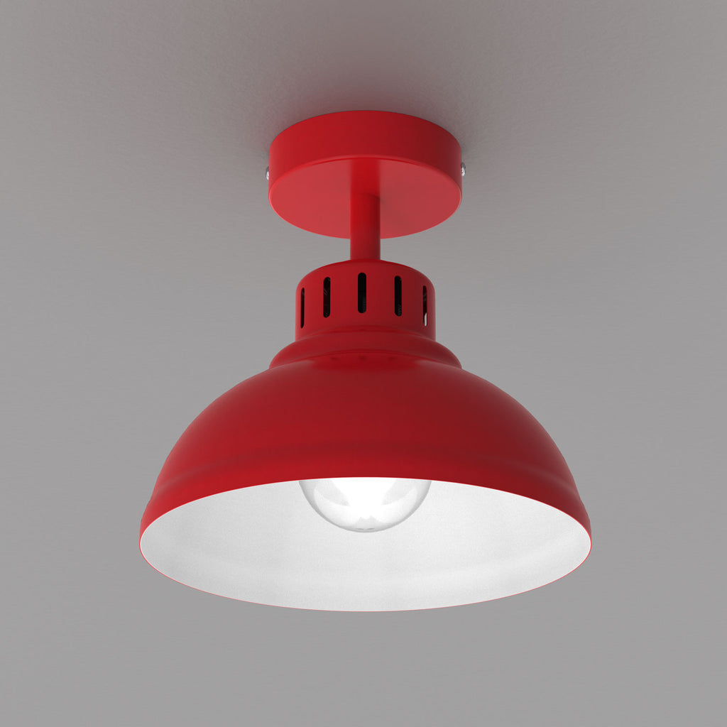 plafon Sven red 1xE27