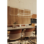 Maxlight Lampa wisząca Geometric - Metal + akryl - Biały P0272