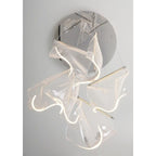 Maxlight Lampa wisząca Silk - Stal nierdzewna + akryl - Chrom P0371D