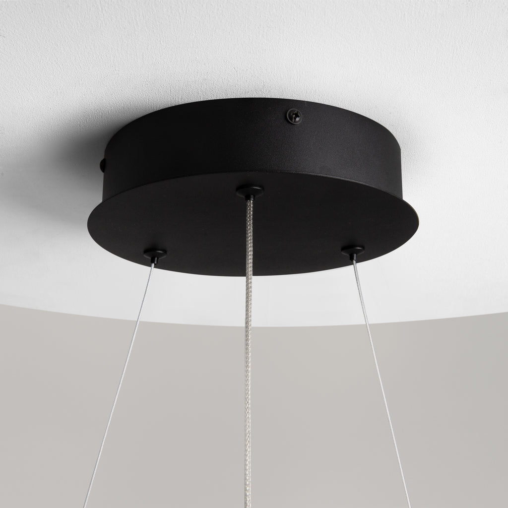 Maytoni Lampa wisząca Curve - Aluminium - Czarny MOD242PL-L33BK