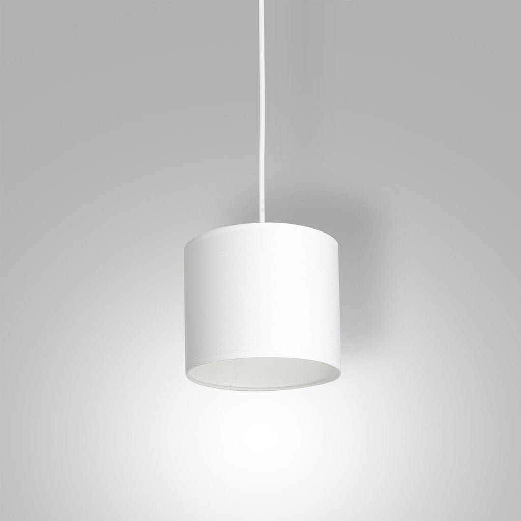 żyrandol Arden white, cylinder shade dia 180, h 150 white 1xE27