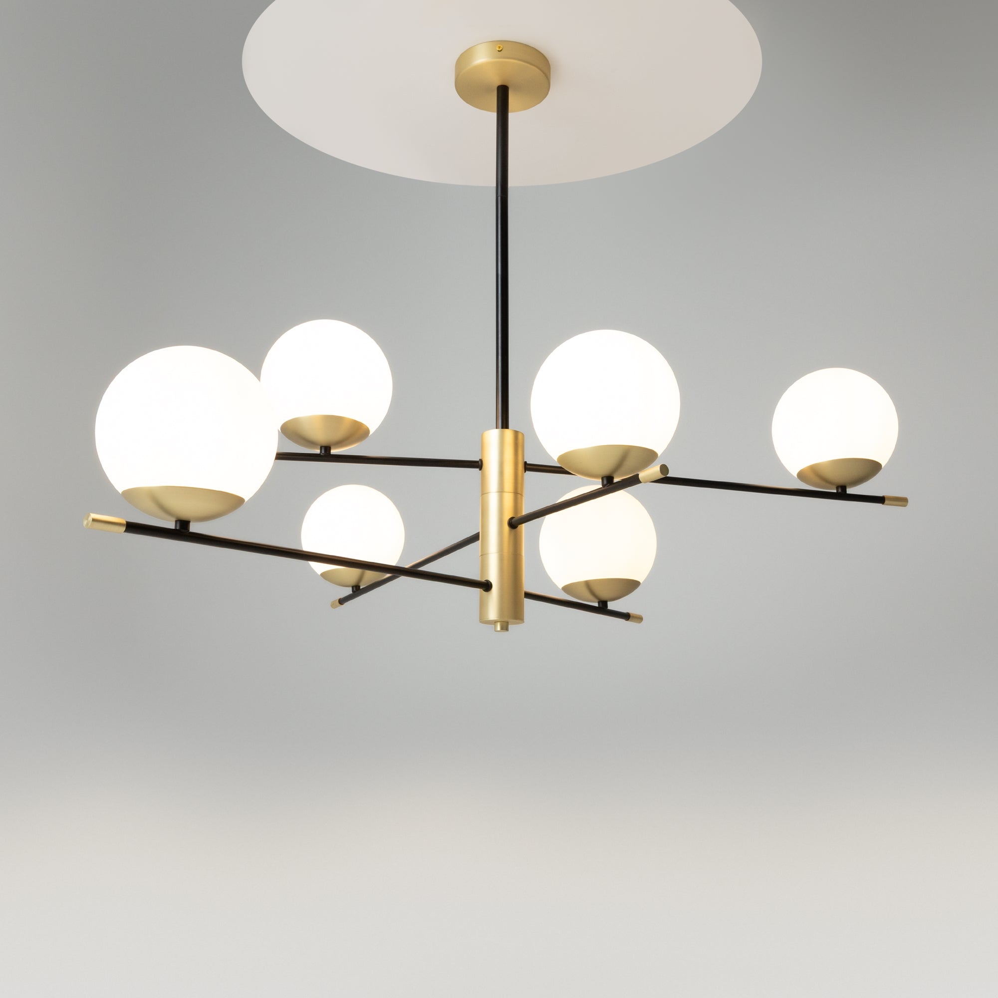 Maytoni Lampa wisząca Nostalgia - Metal - Czarny MOD048PL-06G
