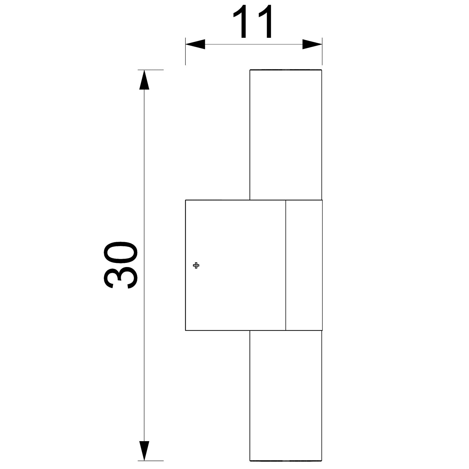 kinkiet Raito black 2xGU10