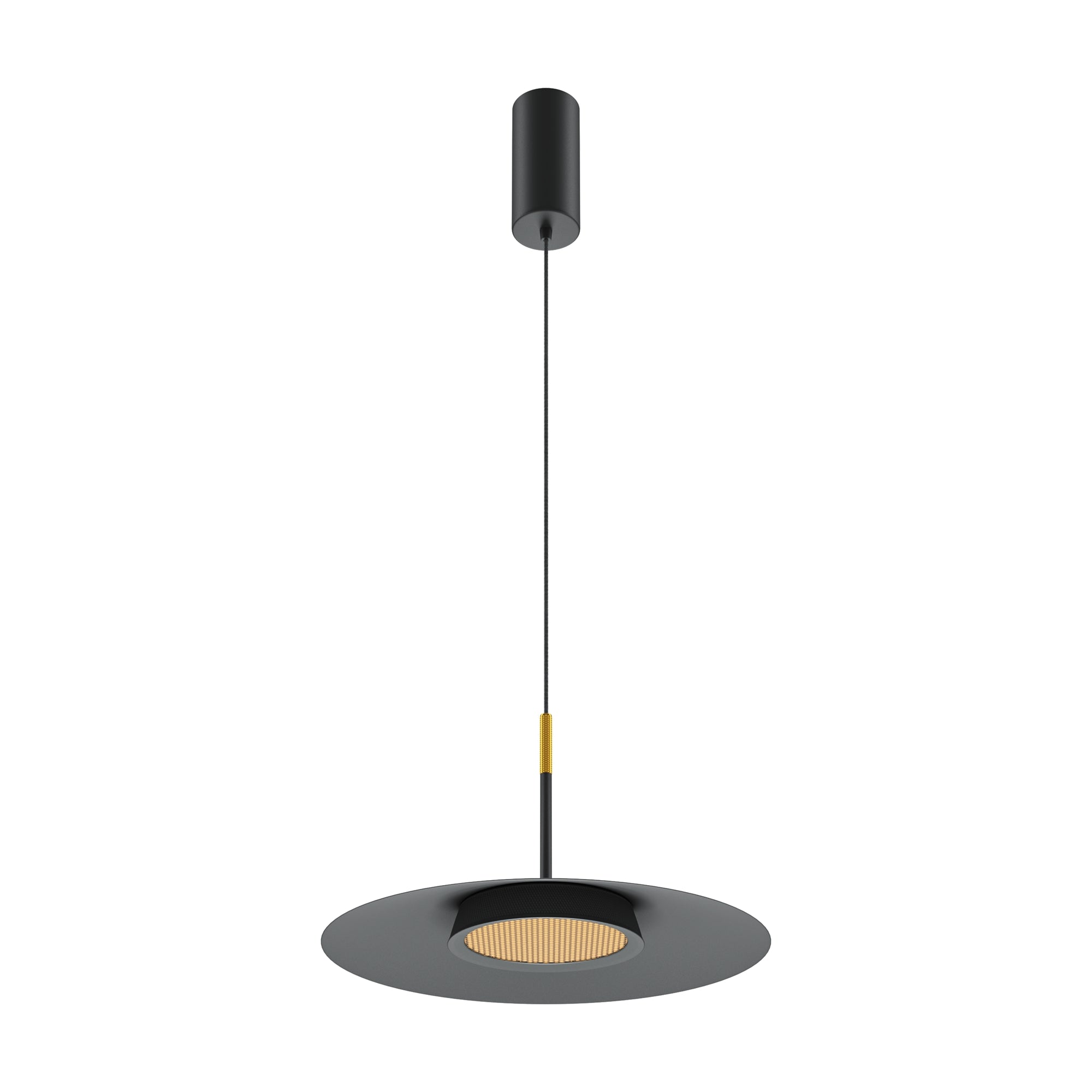 Maytoni Lampa wisząca El - Aluminium - Czarny MOD041PL-L15B3K1