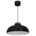 żyrandol Burgos black 1xE27