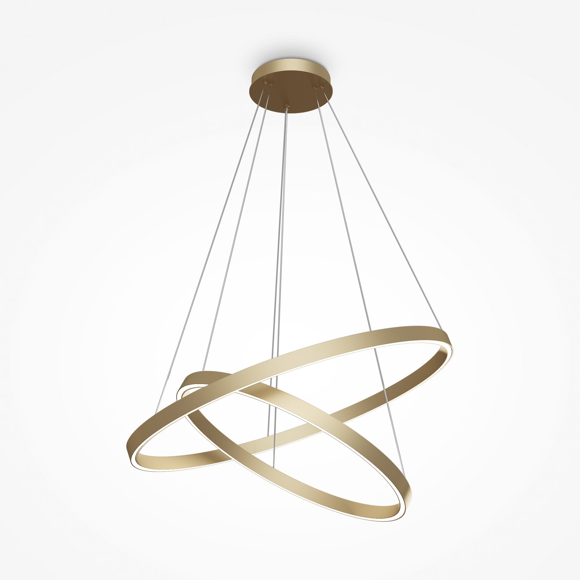 Maytoni Lampa wisząca Rim - Aluminium - Mosiądz MOD058PL-L74BS4K