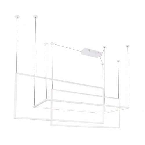 Maxlight Lampa wisząca Geometric - Metal + akryl - Biały P0272
