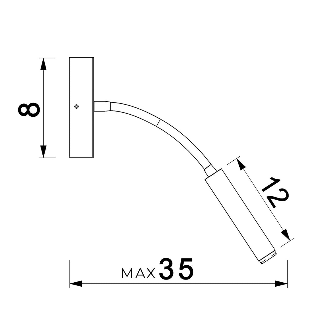 kinkiet Arden G9 white 1xG9