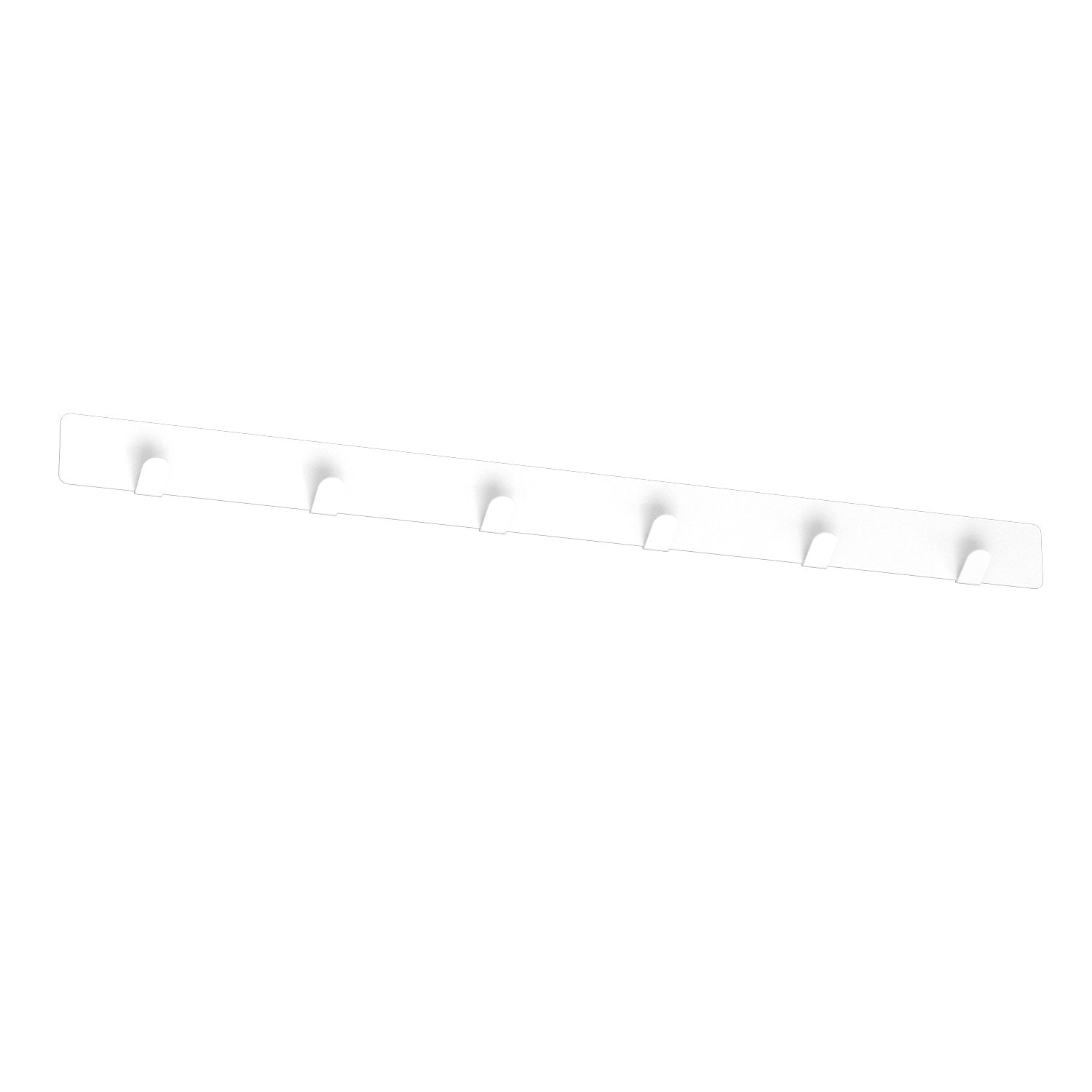 wall towel hanger 60 cm - multiple - 6 rack, white