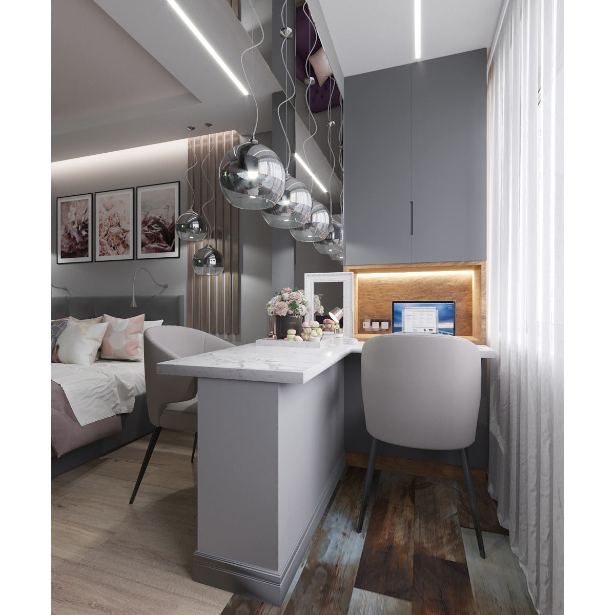 Lampa wisząca Fermi P140-PL-170-1-N