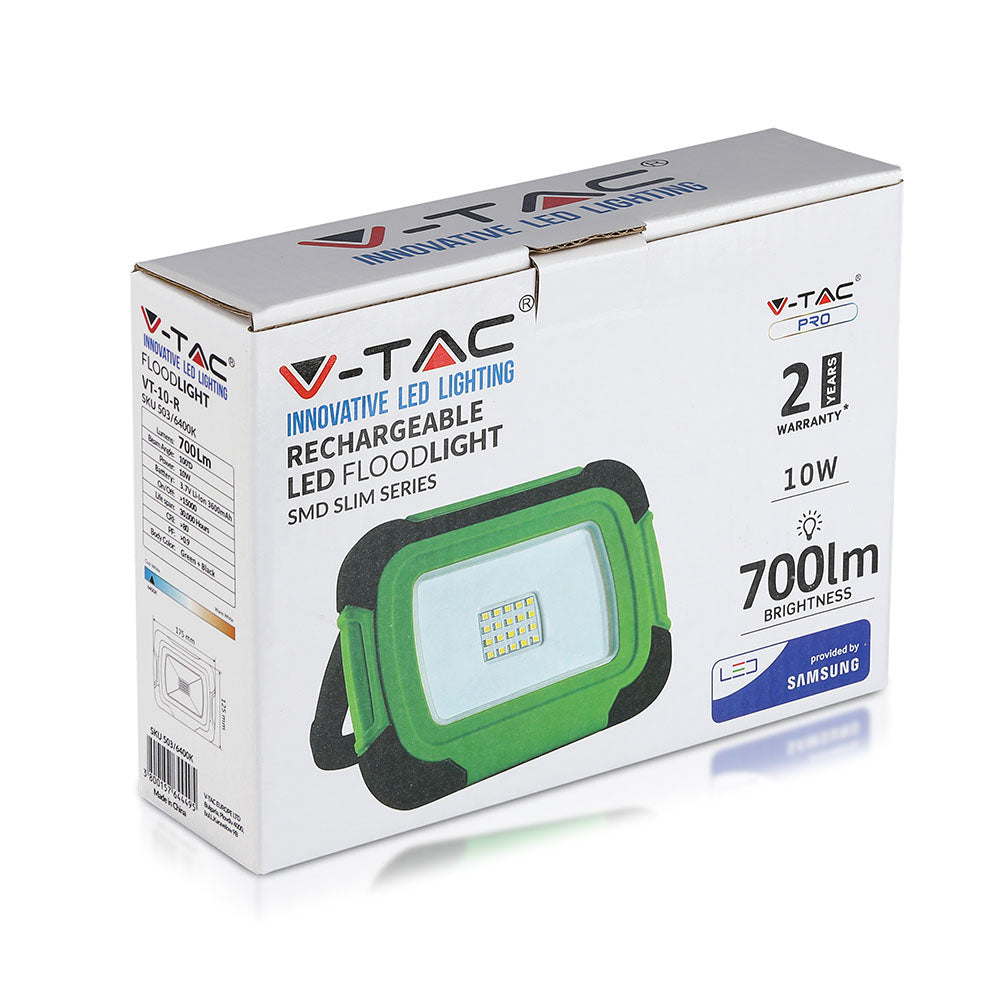 10W Naświetlacz LED z akumulatorem / Chip SAMSUNG / Barwa:4000K