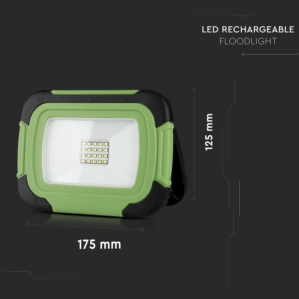 10W Naświetlacz LED z akumulatorem / Chip SAMSUNG / Barwa:6400K