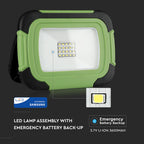 10W Naświetlacz LED z akumulatorem / Chip SAMSUNG / Barwa:4000K