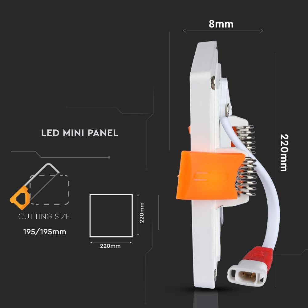 29W Panel LED / Barwa:4000K / Kwadratowa