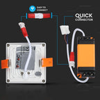 29W Panel LED / Barwa:4000K / Kwadratowa