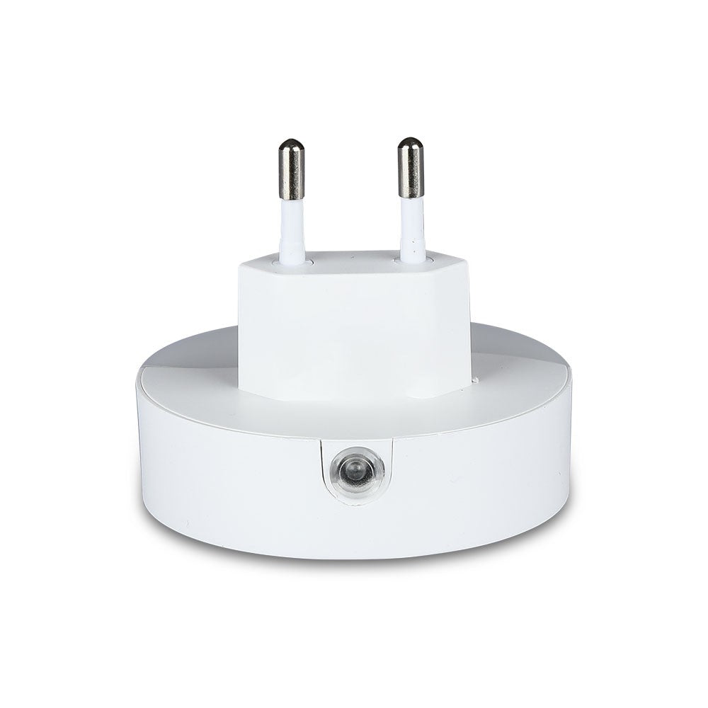 LED Mini lampka nocna z ładowarką USB / Chip SAMSUNG / Barwa:4000K / Okrągły