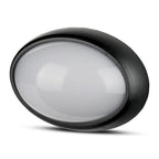 12W Plafon Owalny / IP54 / Barwa:4500K / Obudowa: Czarna